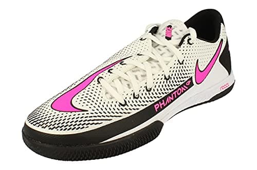 Image of NIKE React Phantom GT Pro IC Mens Football Boots CK8463 Soccer Shoes (UK 7 US 8 EU 41, White Pink Black 160)