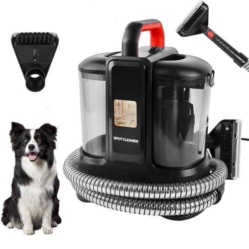 Image of Home Pet-Design Spot Cleaner, Fabric, Stain, Car Seats, Upholstery, Pet Messes, Sofa and Carpet Cleaning Machine, 450W Portable & Compact Wet Vacuum Cleaner, Handheld Lightweight Floor Stain Remover