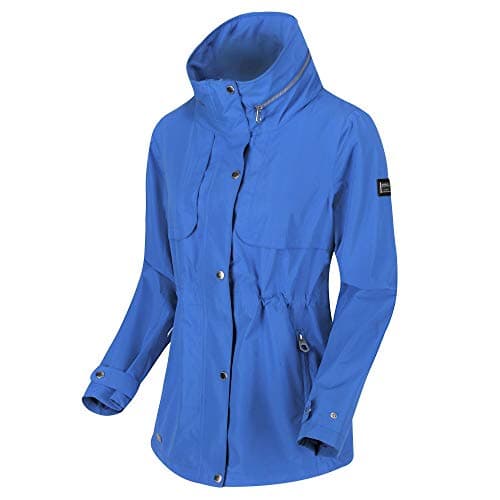 Image of Regatta Women's Narelle Waterproof Breathable Jacket with Stand Collar and Full Zip Opening