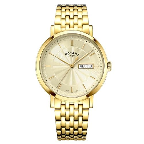 Image of Rotary Men's Gold Heritage Watch - GB05423/03