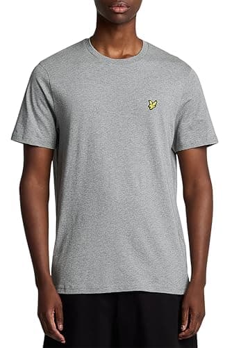 Image of Lyle & Scott SS T-Shirts Plain T-Shirt T28 Mid Grey Marl, M