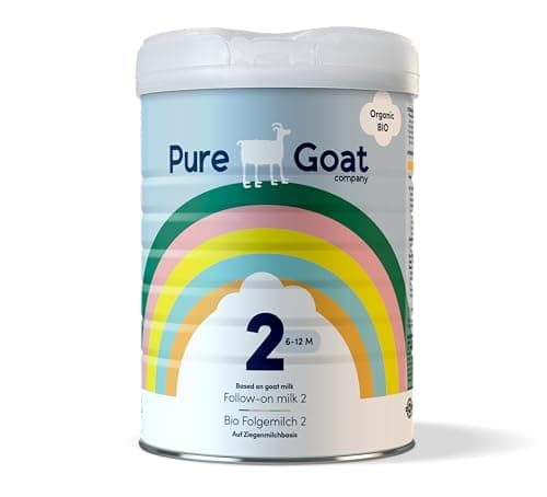 Image of Pure Goat Company Organic Follow-On Formula Stage 2 (6–12 Months) | Full-Cream Goat’s Milk, GOS Fibres, DHA & ARA | Palm Oil & Soy Free | Organic Certified Baby Milk Powder – 800g
