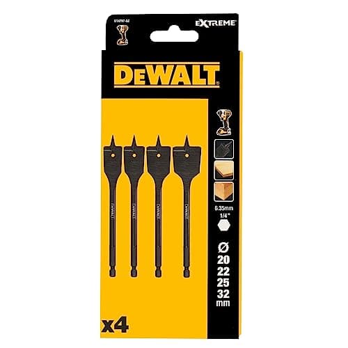 Image of DEWALT DT4797-QZ 4 Piece Extreme Flatwood Drill Bit Set