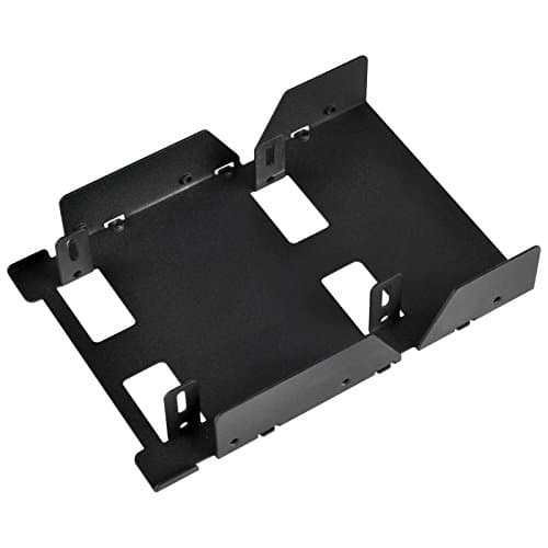 Image of SilverStone Technology 3.5-Inch to 3 X 2.5-Inch Internal Hard Drive HDD/SSD Bay Converter, Black SDP08B-E