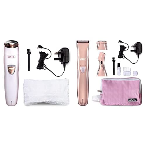 Image of Wahl Facial Hair Remover, Face Hair Removal for Women, Upper Lip, Cheek and Chin Hair Remover, Rotary Shaver. Remove Peach Fuzz & 3-in-1 Ladies Face and Body Hair Remover