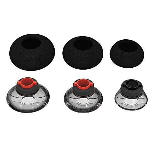 Image of Voyager 5200 Eartips Replacement,Voyager Legend 30/ Voyager Legend 50 Ear tips,3 Pack Eargel kits Foam Cushion Cover for Plantronics Voyager Headphone-LMS