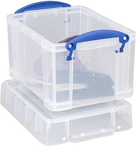 Image of Really Useful 245 x 180 x 160mm 3L Box with Lid - Clear