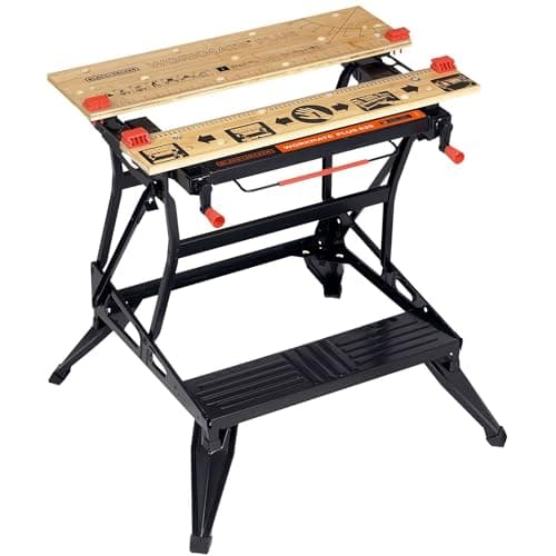Image of BLACK+DECKER Workmate 825 Deluxe Dual-Height Workbench, WM825-XJ