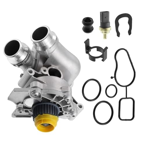 Image of X AUTOHAUX 1 Set Electric Engine Water Pump Assembly for Audi 06H121026DD