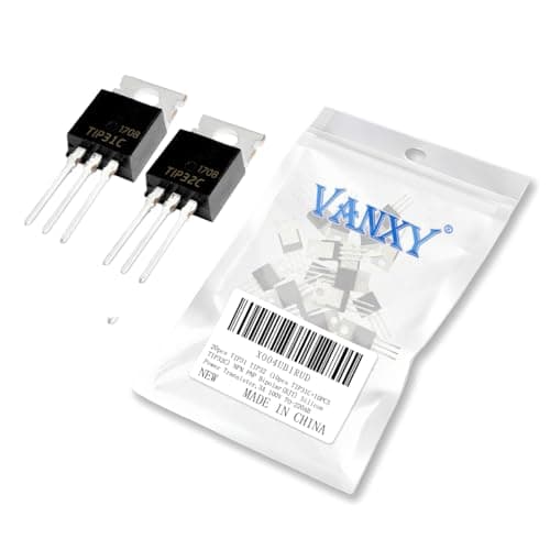 Image of 20pcs TIP31 TIP32 (10pcs TIP31C+10PCS TIP32C) NPN PNP Bipolar(BJT) Silicon Power Transistor,3A 100V TO-220AB
