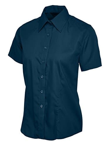 Image of Ladies Poplin Half Sleeve Shirt