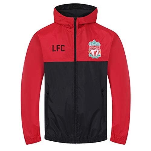 Image of Liverpool FC Official Football Gift Boys Shower Jacket Windbreaker 2-3 Yrs
