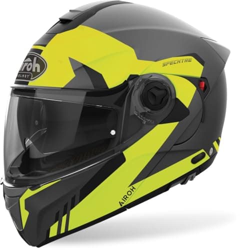 Image of Airoh Motorcycle Helmet Specktre Clever Yellow Matt S