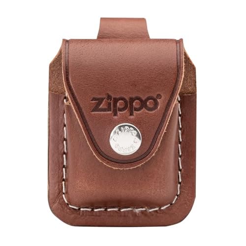Image of Zippo Pouch With Loop - Brown