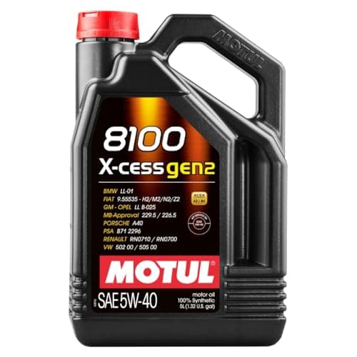 Image of Motul 109776 8100 X-Cess Gen2 5W-40 Motor Oil 5-Liter Bottle