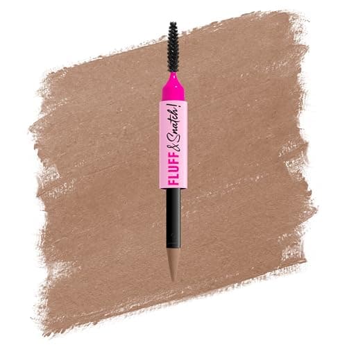 Image of NYX Professional Makeup Fluff & Snatch Brow Powder Pen, 24H Longwear Cream-to-Powder Eyebrow Tint, Smudge-Proof & Transfer-Resistant Soft Matte Finish, Diffused Natural, Shade: 01