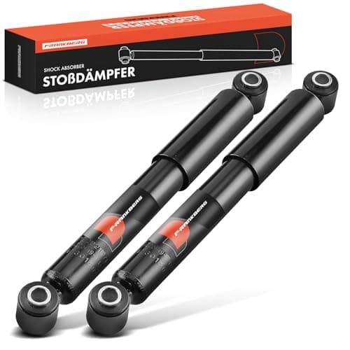 Image of Frankberg 2x Shock Absorber Strut Rear Left Right 382mm Gas pressure Compatible with Berlingo/Berlingo First MPV GFK GJK MF Replace# 5206H1