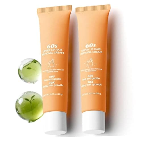 Image of Joy Pretty Hair Removal Cream,2026 New Gentle Facial Hair Removal Cream,60s Upper Lip Hair Removal Cream,Fast-Acting Formula,Remove Unwanted Hairs Effortlessly for Body Face Lips (2 Pcs)
