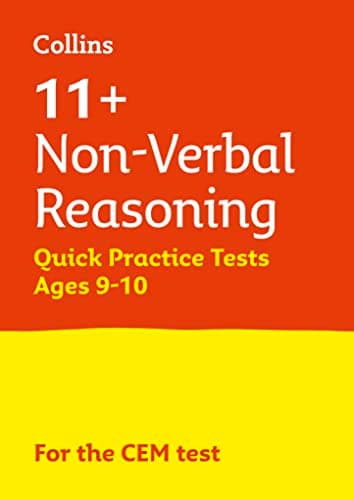 Image of 11+ Non-Verbal Reasoning Quick Practice Tests Age 9-10 (Year 5): For the 2021 CEM Tests (Collins 11+ Practice)