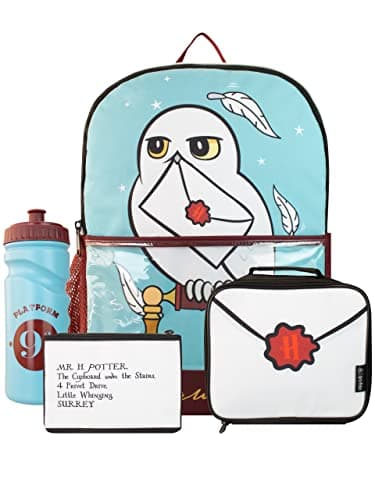 Image of Harry Potter Kids Backpack and Lunchbag Set Blue