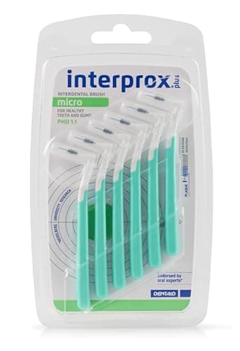 Image of Interprox 1.1 mm Green Plus Interdental Micro Brush – Pack of 6