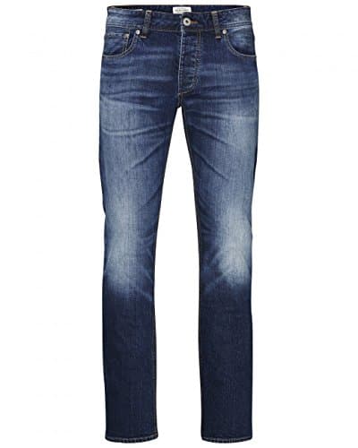 Image of JACK & JONES Men's JJITIM JJORIGINAL AM 012 LID NOOS Jeans, Blue (Blue Denim), W30/L32 (Manufacturer size: 30)