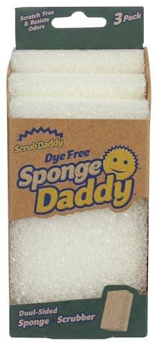 Image of SCRUB DADDY Dye Free Sponge Daddy 3 Count, 3 CT