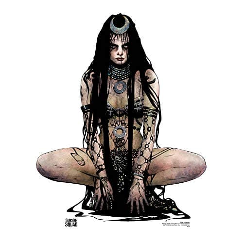 Image of Star Cutouts Enchantress Suicide Squad Life Size Cardboard Cut Out, Multi-Colour