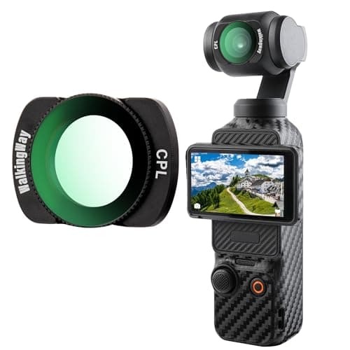 Image of WalkingWay CPL Filter for DJI Osmo Pocket 3 & Pocket 4, Circular Polarizer, Reduces Reflections & Enhances Colors