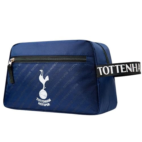 Image of Tottenham Hotspur F.C. Toiletry Bags for Men, Spurs Hanging Travel Wash Bag with Pockets, Football Gift for Kids Adults Teens