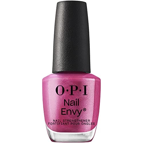 Image of OPI Nail Envy Nail Polish, Strong Nail Strengthener Treatment For Strong Nails, Vegan Nail Repair and Strenght for Damaged Nails, Pink Nail Polish Powerful Pink Nail 15ml