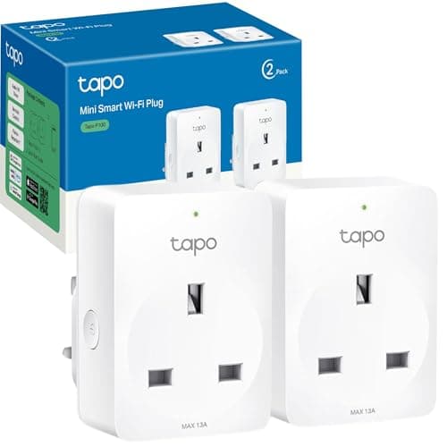 Image of Tapo P100 (2-Pack) Smart Plug, Wi-Fi Plug, App Remote Control, Alexa Plug, Voice Control with Alexa & Google, Away Mode, Scheduling & Timer, Device Sharing, Easy Set Up, Multiple Safety Guarantees