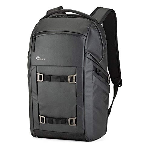 Image of Lowepro FreeLine Camera Backpack 350 AW, Black. Versatile daypack designed for travel, photographers and videographers. For DSLR, Mirrorless, Laptops, Bridge, CSC, Lenses and Travel gear.