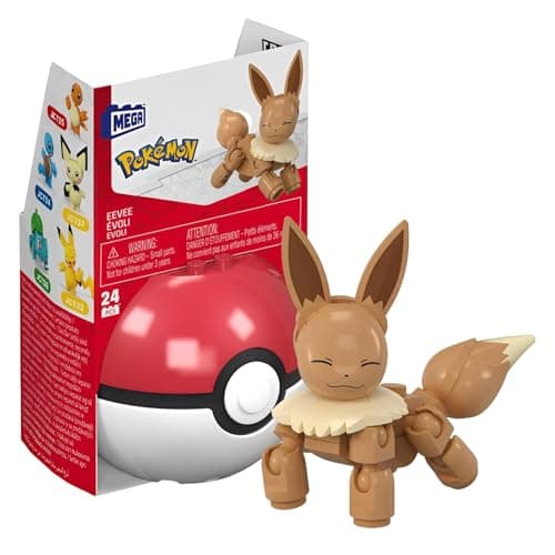 Image of Mega Brands Pokemon Construx in Pokeball Evergreen & Generations - (Eevee)