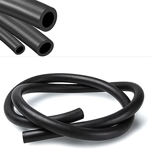 Image of Universal Fuel Pipe LINE Rubber Reinforced for Fuel Hose Engine UNLEADED Petrol Diesel Oil (7.0MM X 12.0MM, 1 Meter)