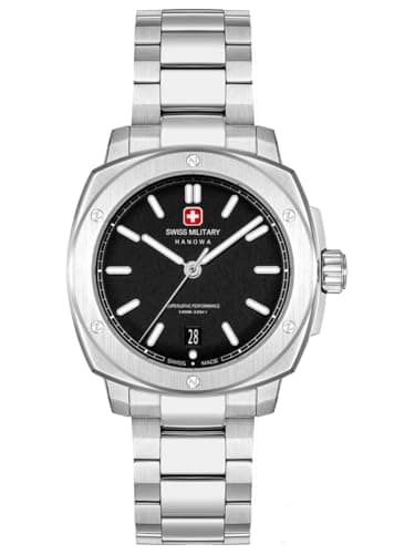 Image of Swiss Military Hanowa Quartz Watch Sirius Quartz 10 ATM, black, onesize, Bracelet