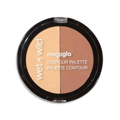 Image of Wet n Wild, MegaGlo Contouring Palette, Contouring Powder Duo, with Blendable and Buildable Formula, for a Flawlessly Sculpted Face, Dulce De Leche