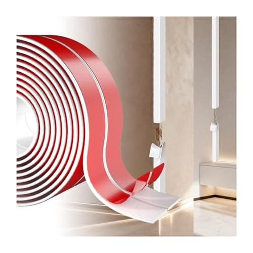 Image of Tile Trim, Wall Corner Protectors, Self Adhesive Plastic Trim, Flexible Worktop Edging Strip for Tile Edging, Ceiling, Furniture, Countertop Frame (White 1.6m×4cm)