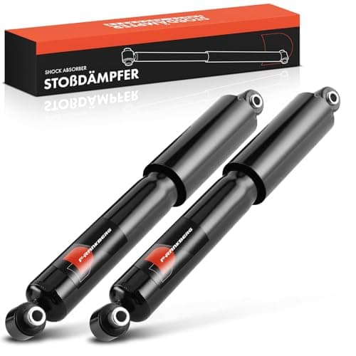 Image of Frankberg 2x Shock Absorber Strut Rear Left Right 458mm Gas pressure Compatible with Transit Connect V408 Box/MPV Replace# 1858268,3450002
