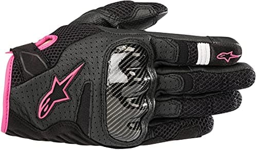 Image of Alpinestars Motorcycle gloves Stella Smx-1 Air V2 Gloves Black Fuchsia, Black/Fuchsia, L,35905181039- L