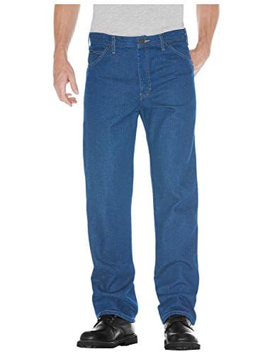 Image of Dickies Men's Regular-Fit 5-Pocket Jean, Stone Washed Indigo Blue, 30W / 30L