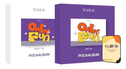 Image of XODIAC ONLY FUN (POCA) Album [DAY Ver. + NIGHT Ver. (2 Ver.) Full Album Set]+Pre Order Benefits+BolsVos Exclusive K-POP Inspired Digital Merches (Goal Setting Planner, Sticker Pack)