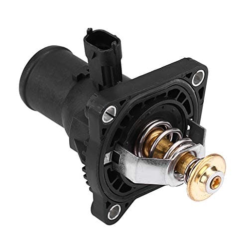 Image of Car Thermostat with Housing Replacement for Chevrolet Aveo, Holden Captiva, Vauxhall/Opel Insignia, Mokka, Zafira | 12V Engine Cooling System Thermostat & Housing Assembly