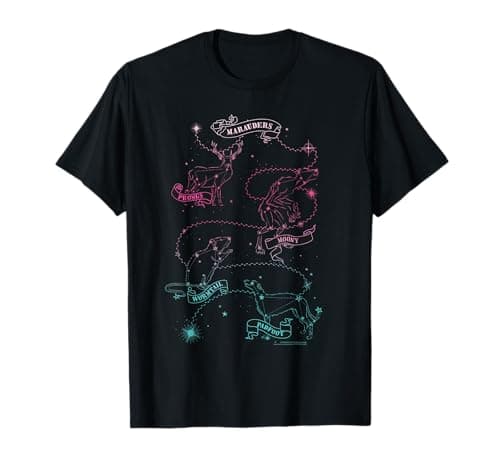 Image of Harry Potter Marauders Map Constellation T-Shirt