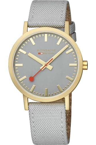 Image of Mondaine Classic Mens Analogue Quartz Watch with Cloth Bracelet A660.30360.80SBU