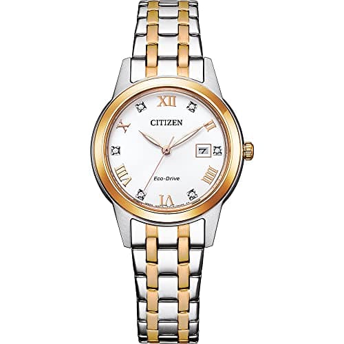 Image of Citizen Women's Analogue Eco-Drive Watch with a Stainless Steel Band Elegance