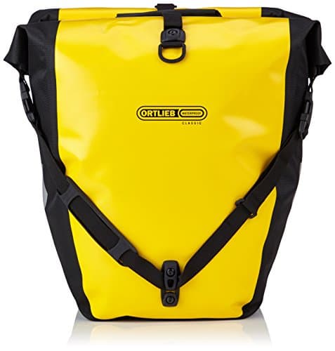 Image of Ortlieb Back-Roller Classic Bike Bags - Yellow-Black, 42 x 23/32 x 17 cm, (2X) 20 l