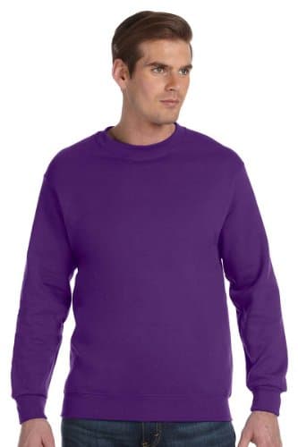 Image of Gildan Heavy Blend Unisex Adult Crewneck Sweatshirt (XL) (Purple)