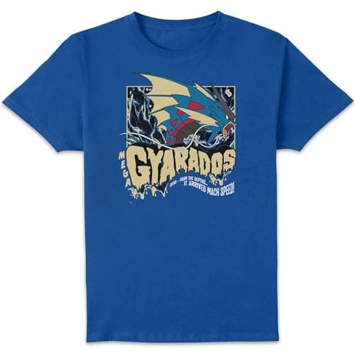 Image of Zavvi Pok�mon Mega Gyarados Unisex T-Shirt - Blue - XL