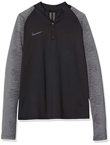Image of Nike Kids Dry Strike Drill Top - Black/Black/Wolf Grey/Anthracite, Small